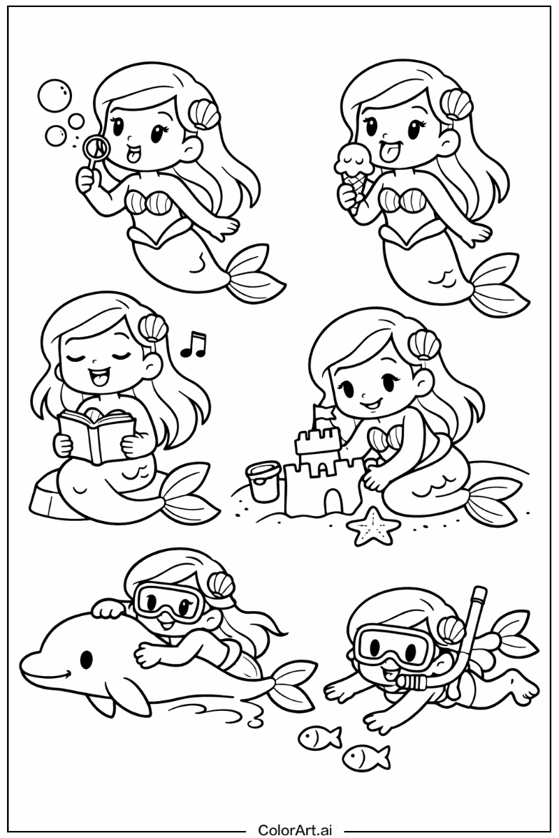 little mermaid Having Fun 2