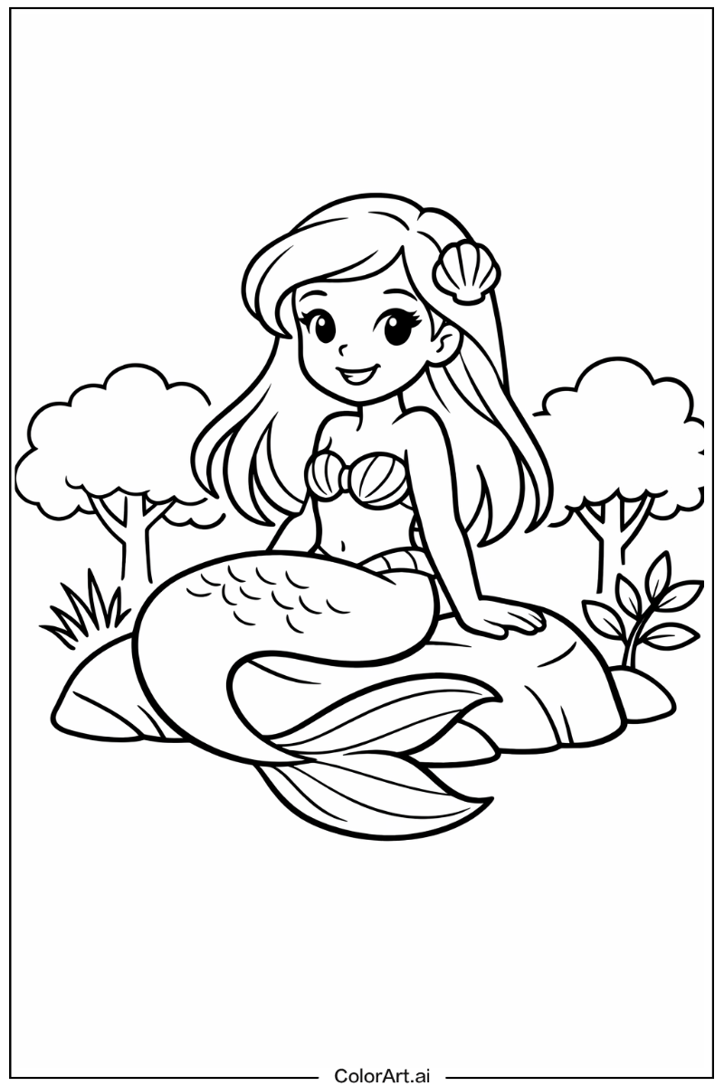 little mermaid in Nature 3
