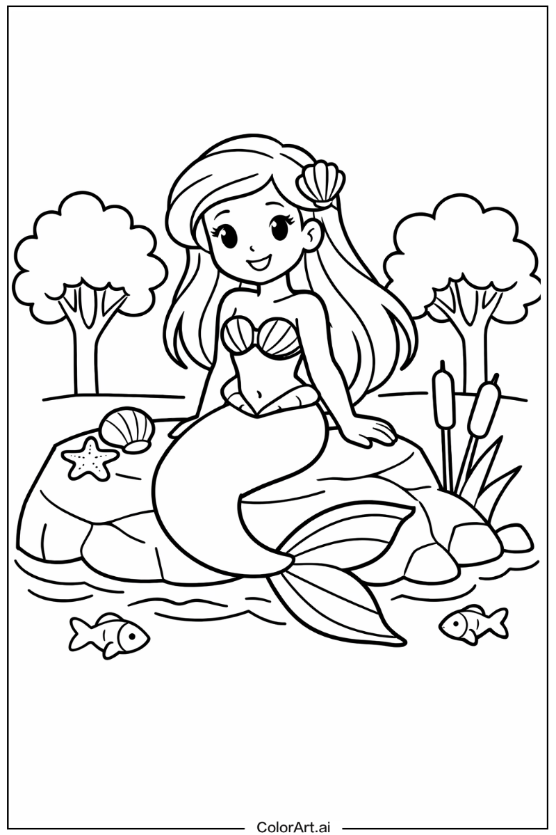 little mermaid in Nature 4
