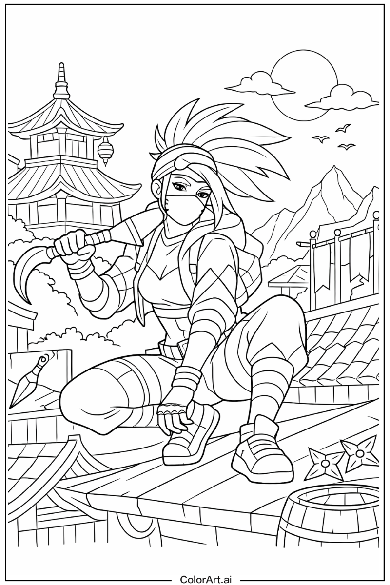 LOL with Akali Theme