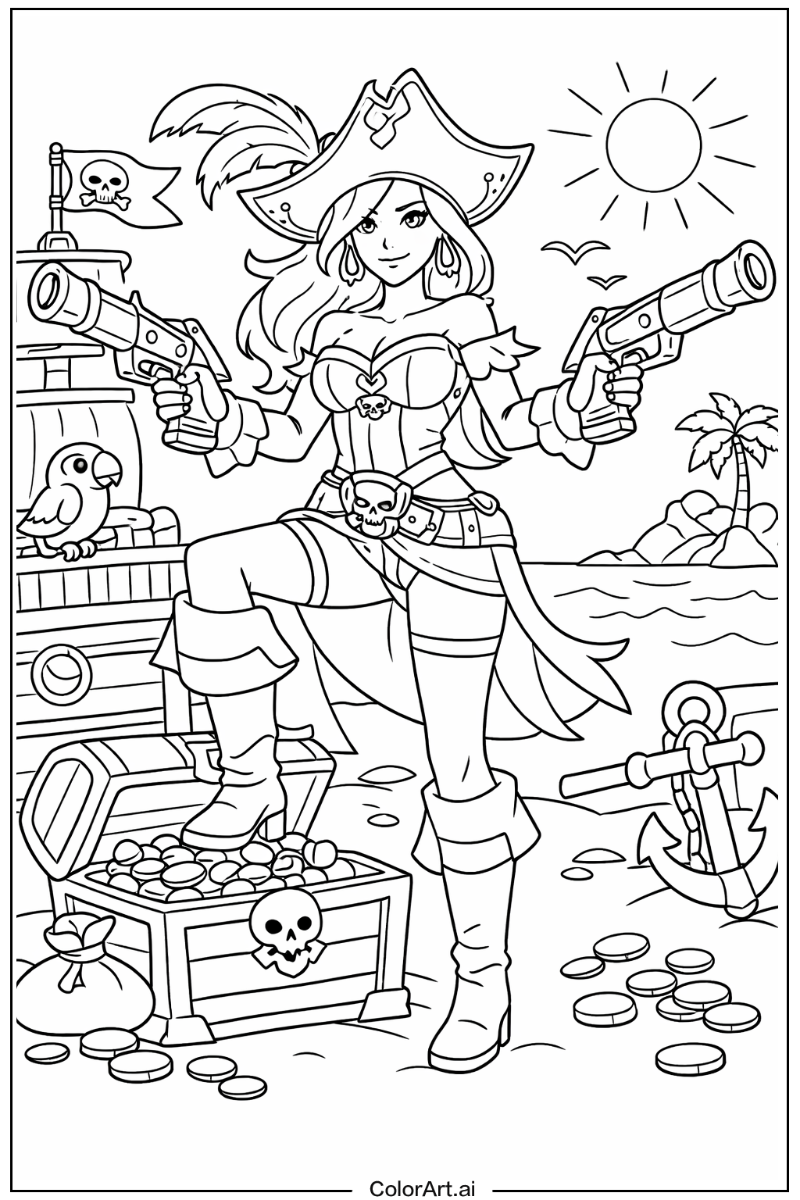 Miss fortune LOL Scene