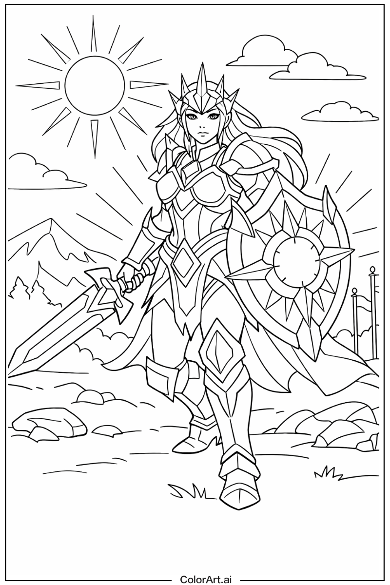 LOL with Leona Theme