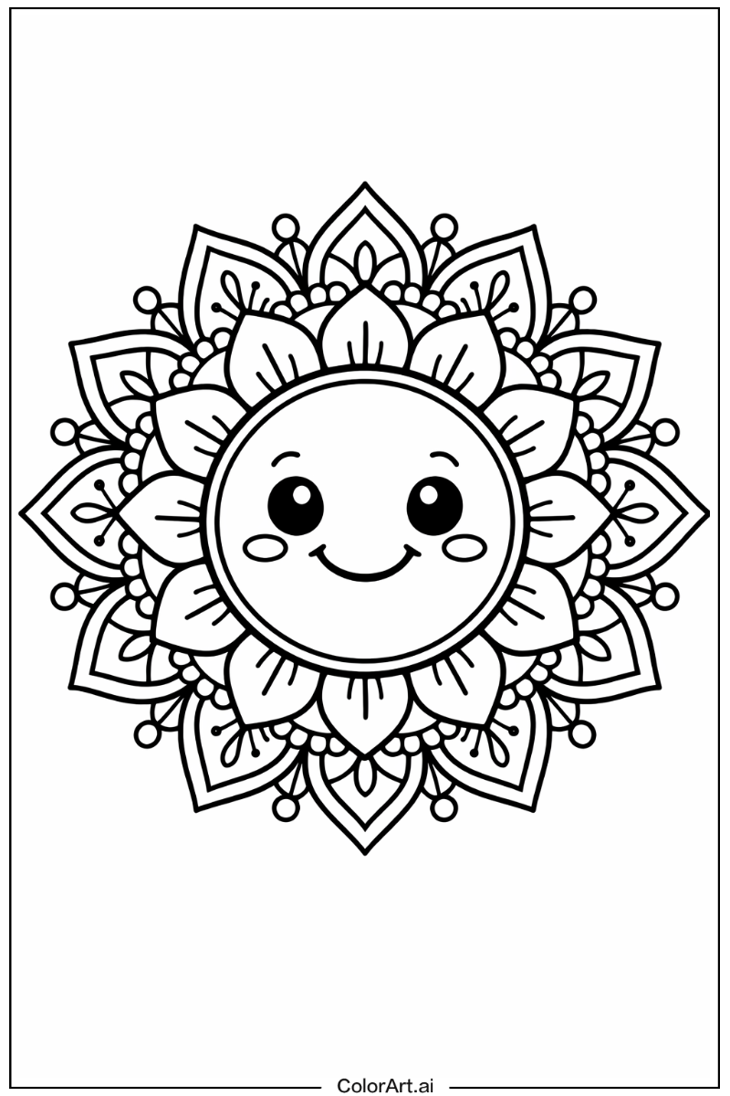Smiling mandala 2