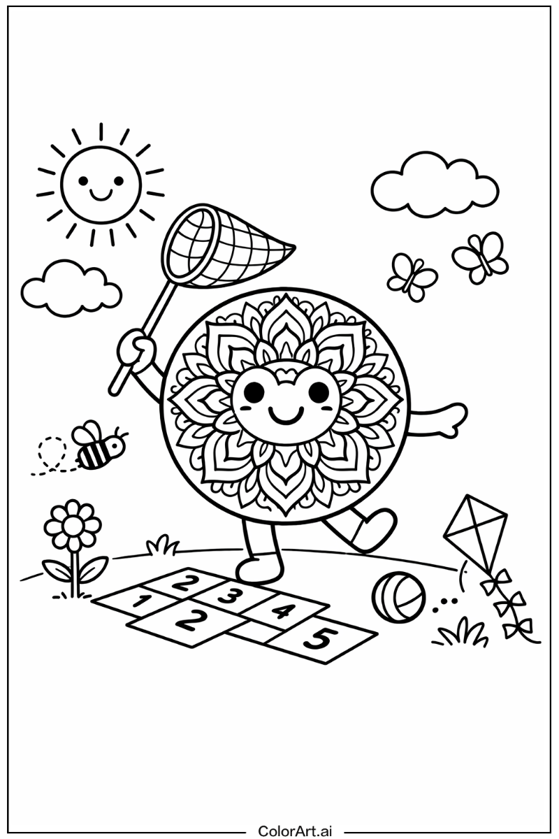 mandala Playing Outside 1