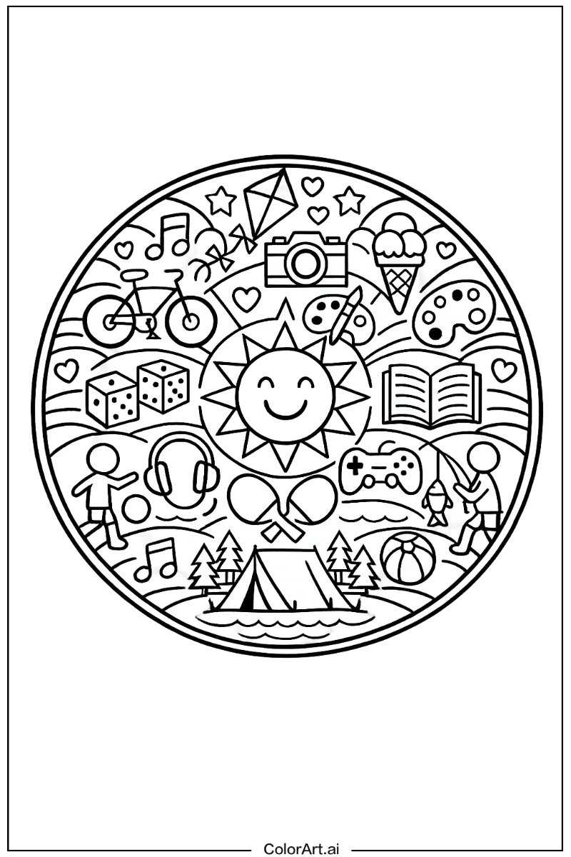 mandala Having Fun 3