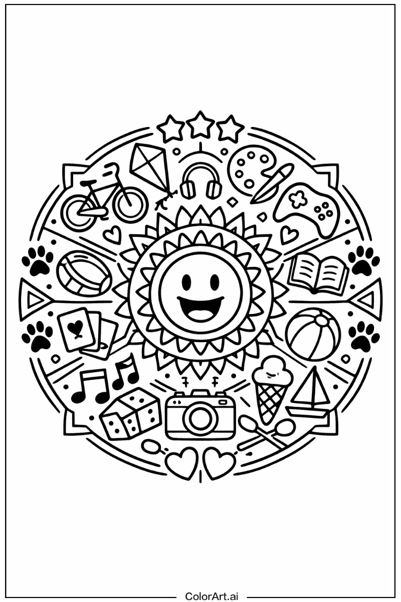 mandala Having Fun 5