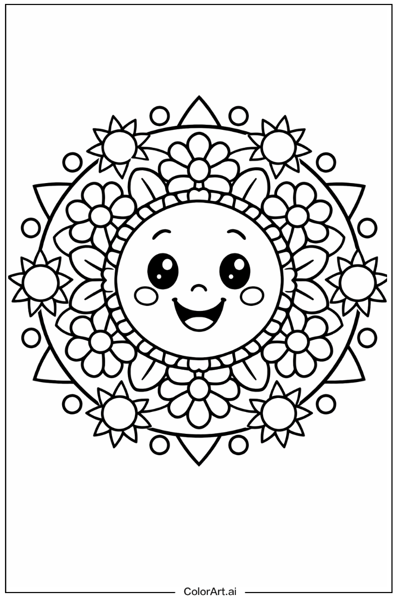 Happy mandala 6