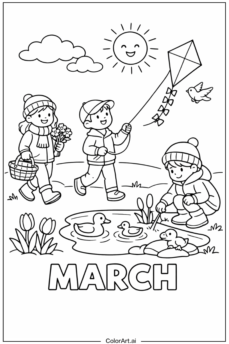 March outdoor activity March Design
