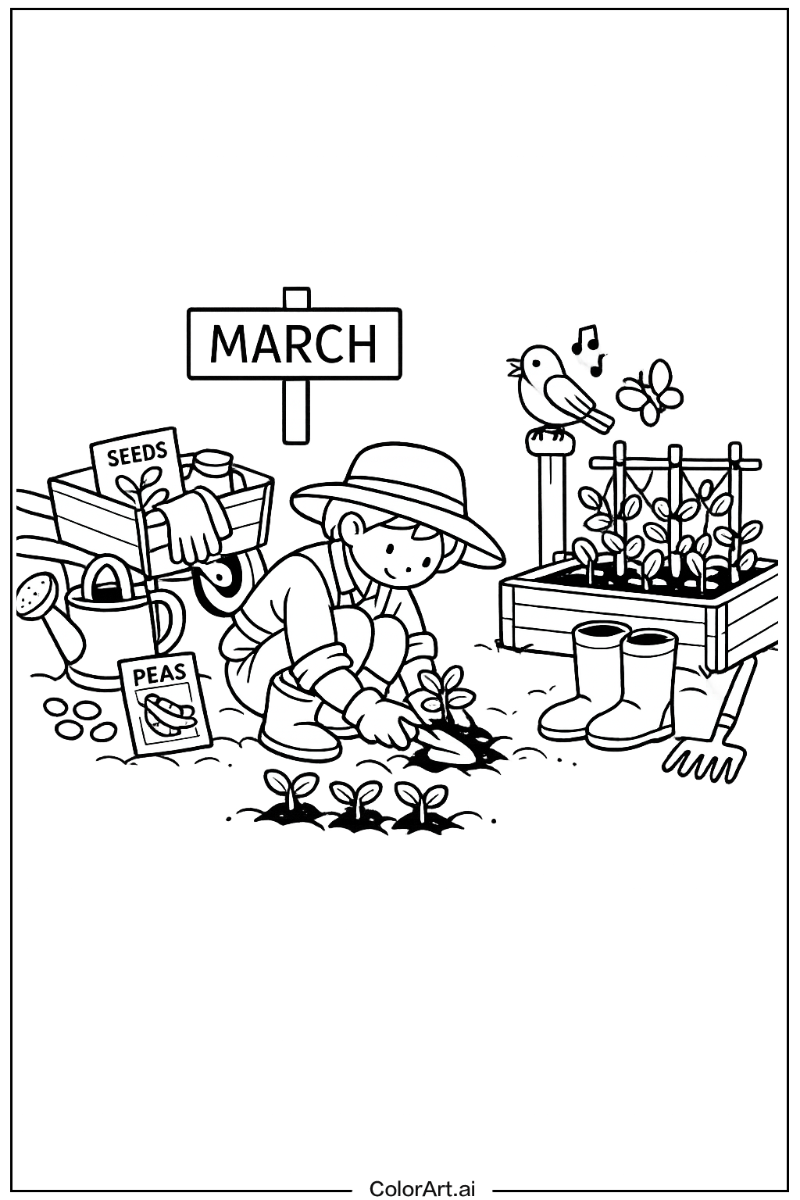 March gardening March Design