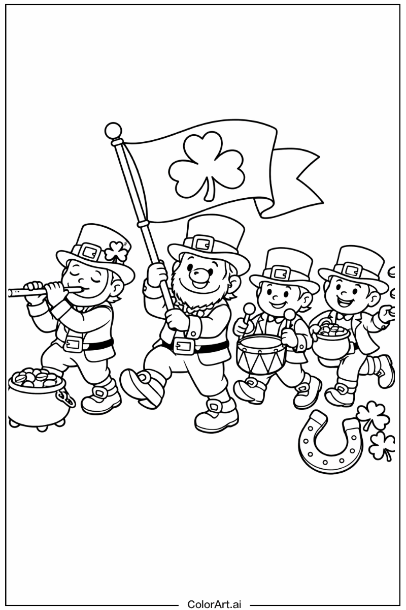 Leprechaun March Scene