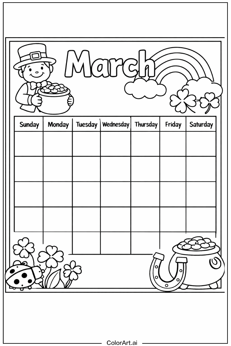 March calendar March Design