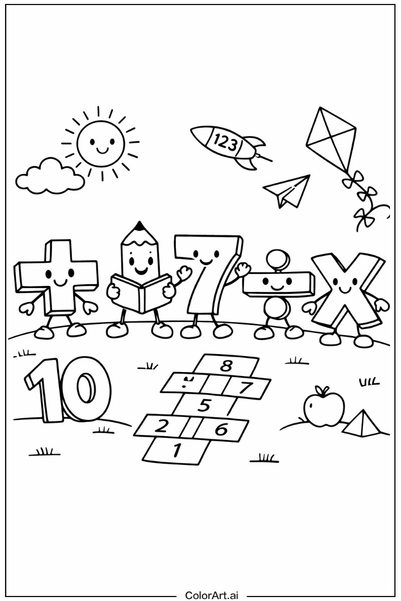 Math Playing Outside 2