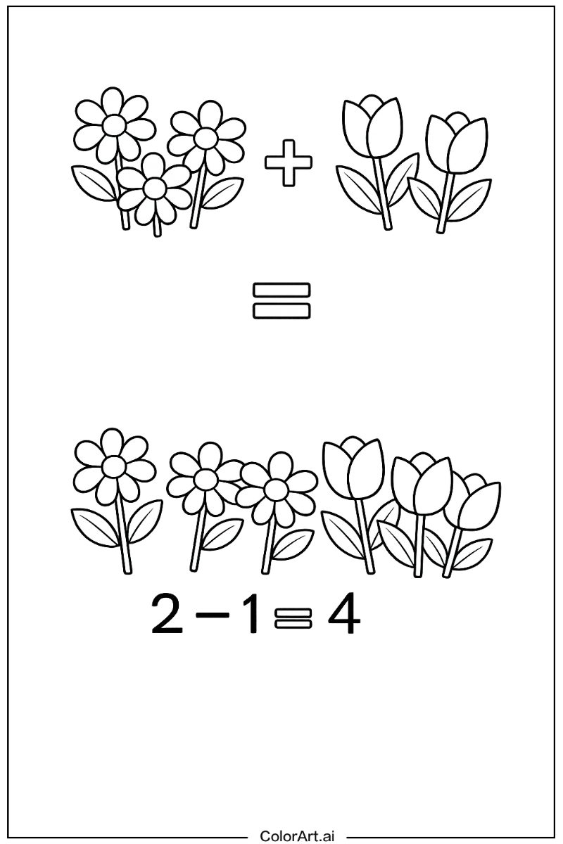 Math with Flowers 5