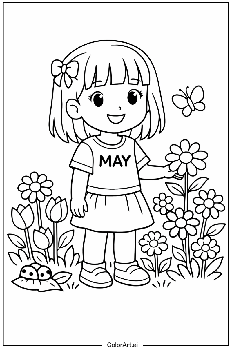 May in a Garden 3