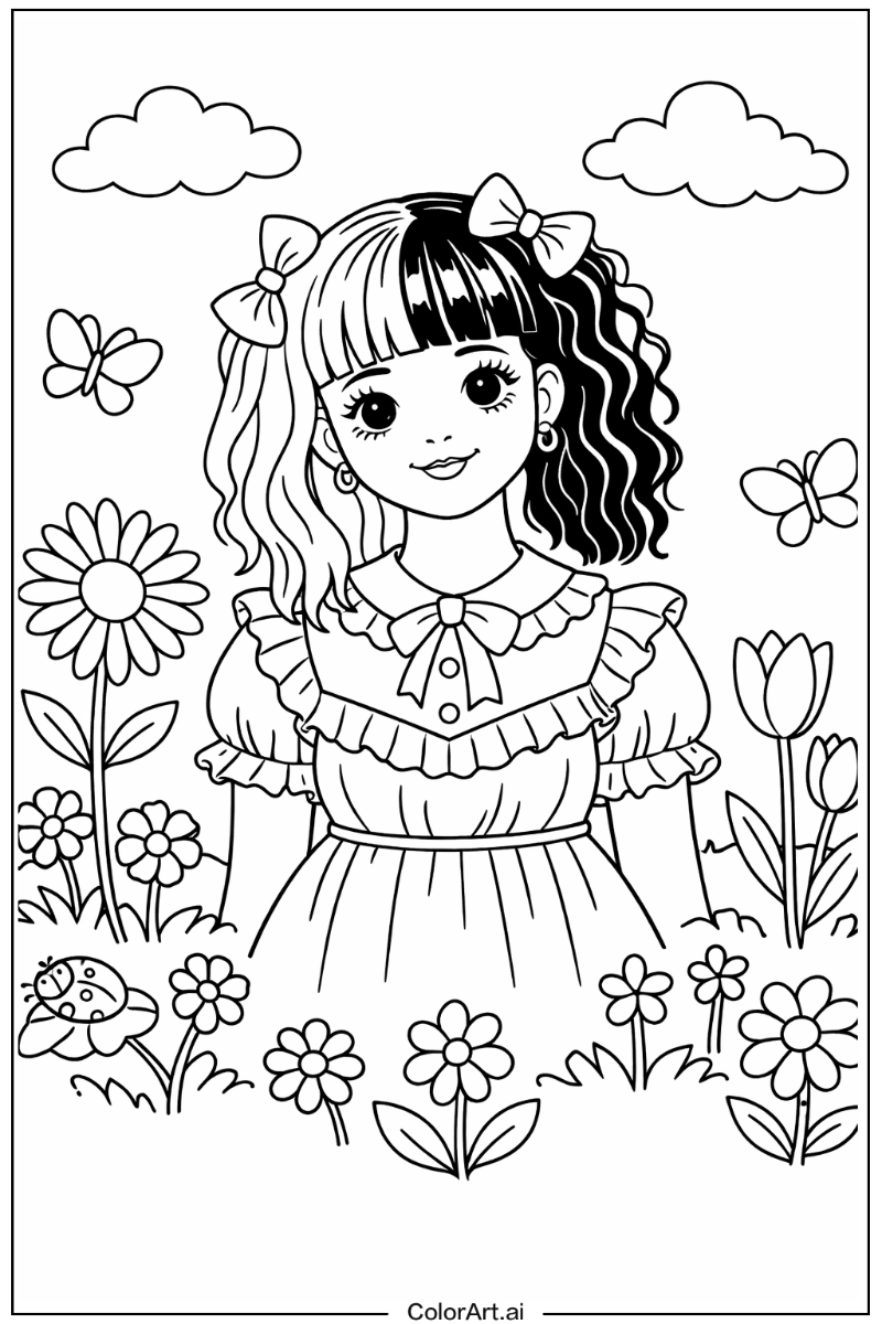 Melanie martinez in a Garden 2