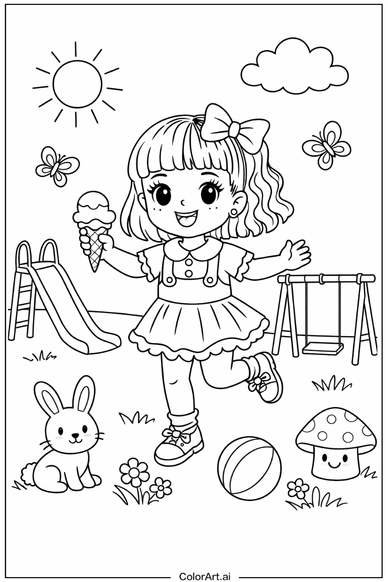 Melanie martinez Playing Outside