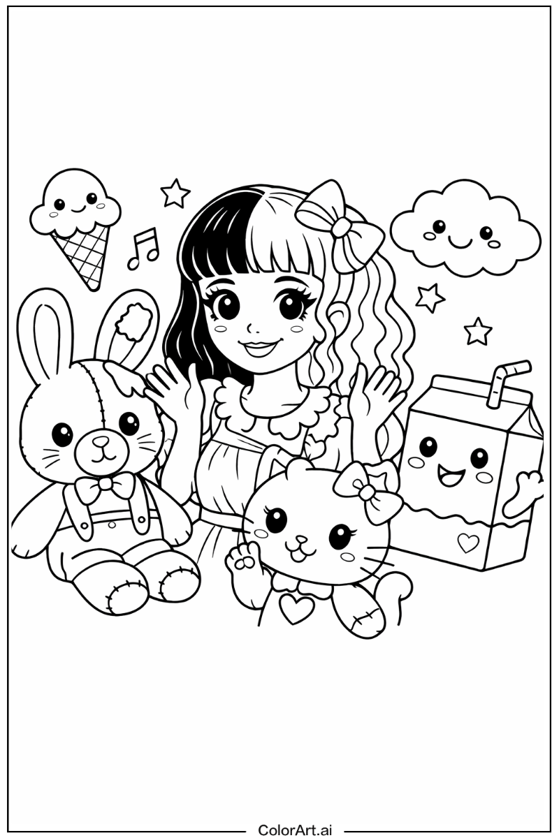 Melanie martinez with Friends 4