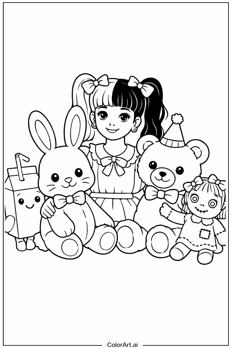 Melanie martinez with Friends