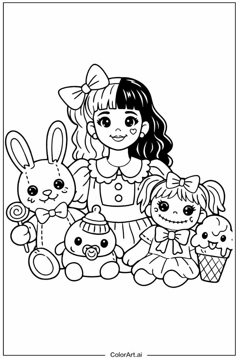 Melanie martinez with Friends 5