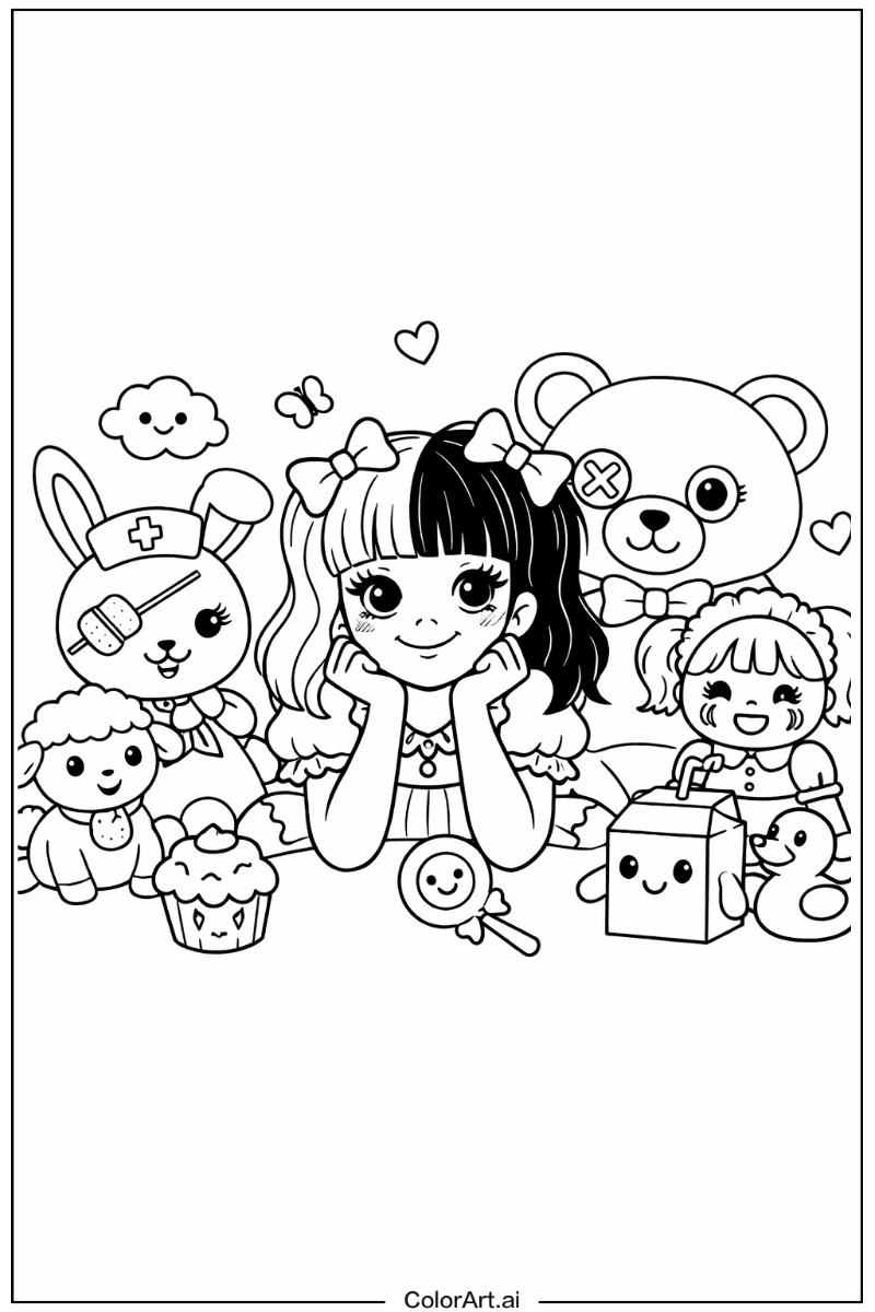 Melanie martinez with Friends 6