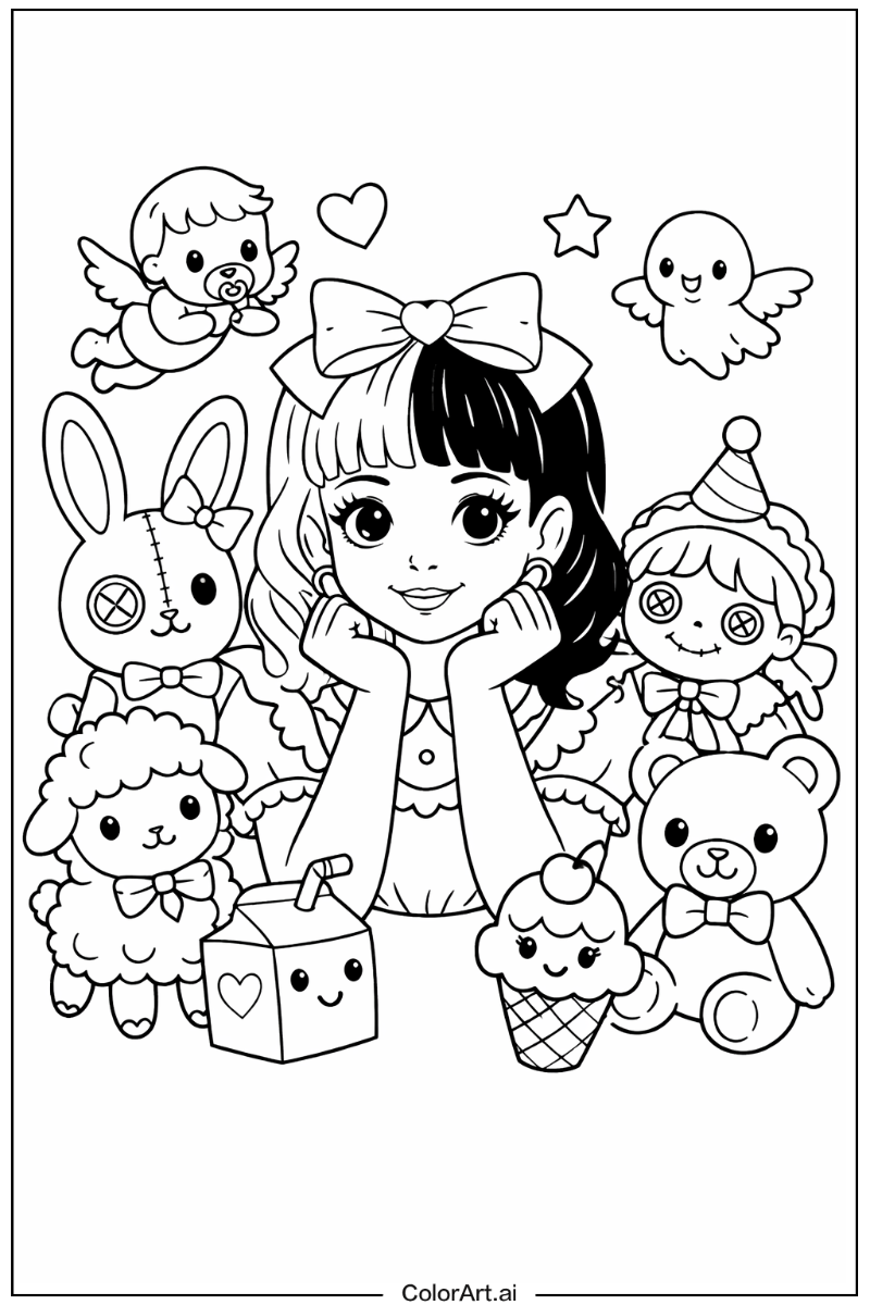 Melanie martinez with Friends 7