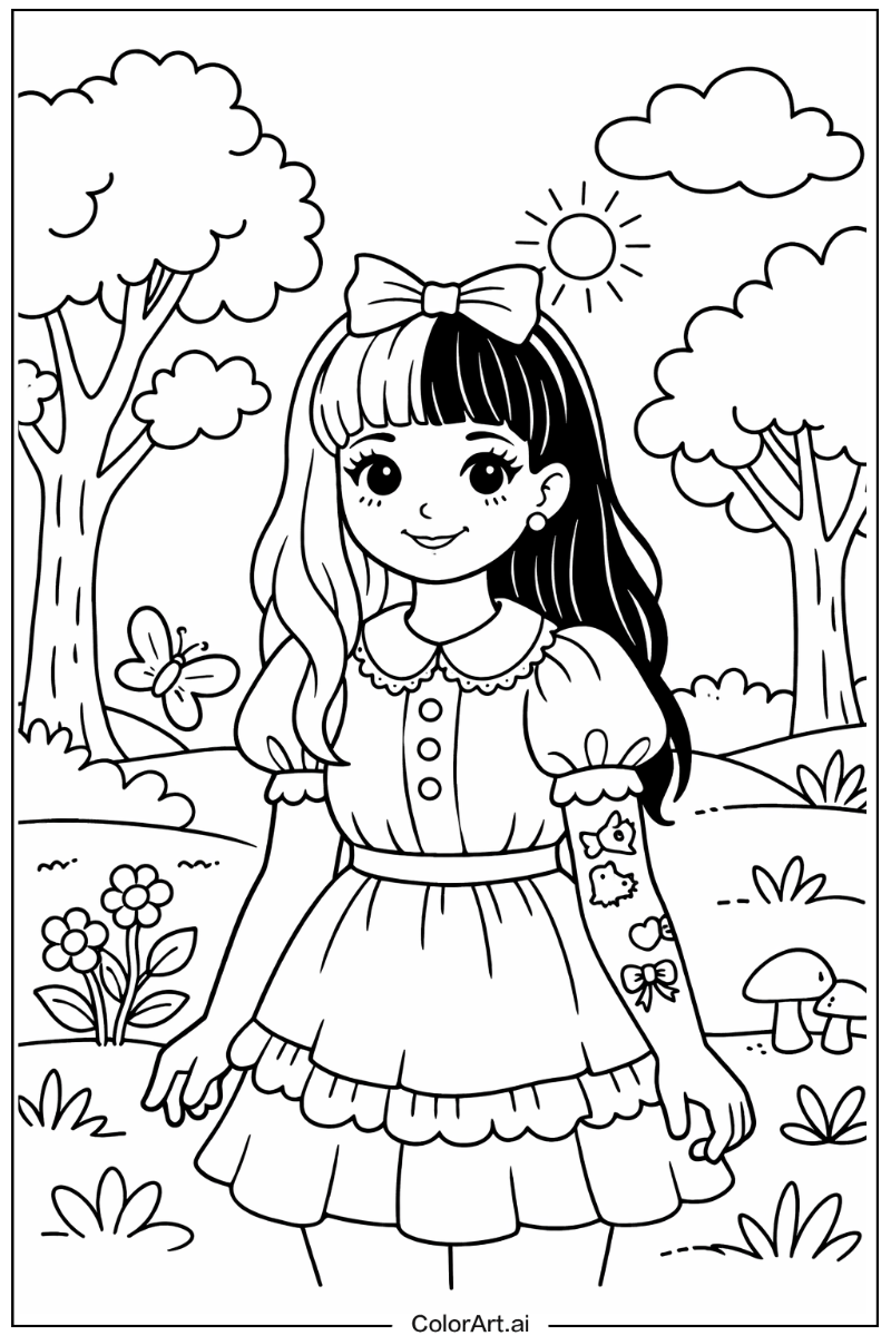 Melanie martinez in Nature