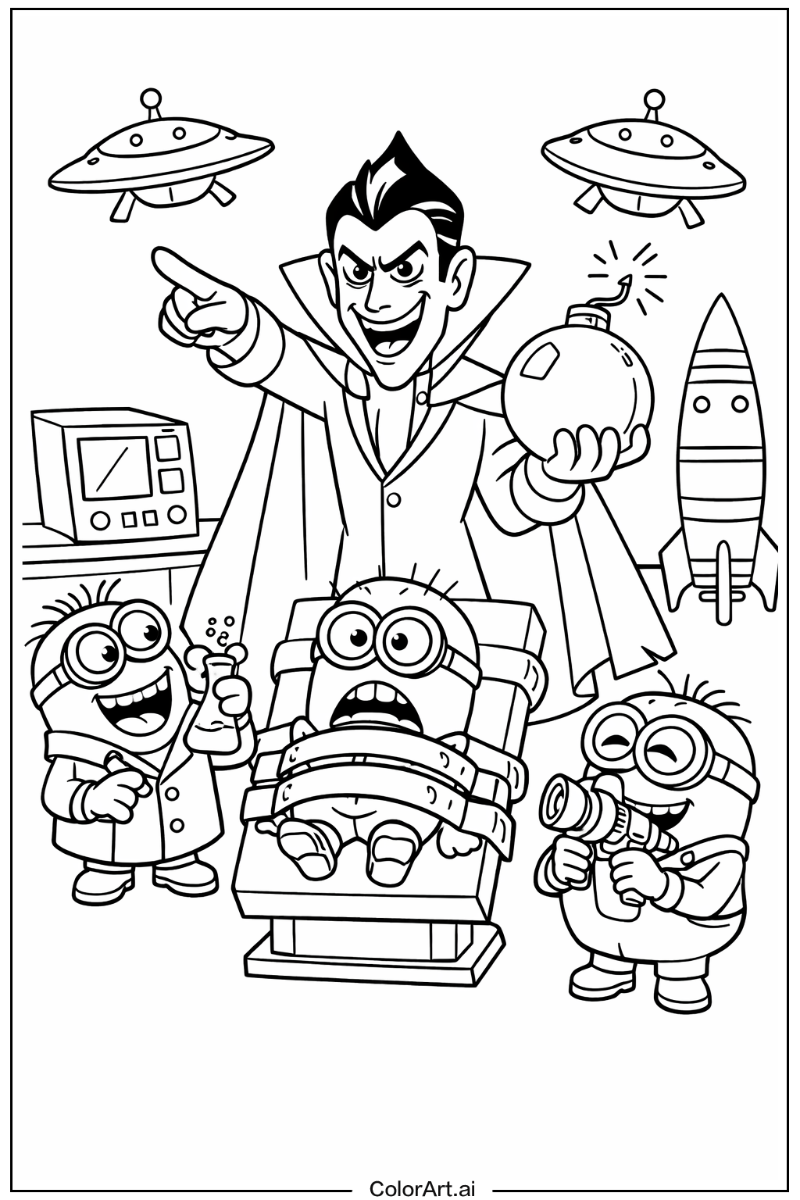 Minions villain scene Minions Scene