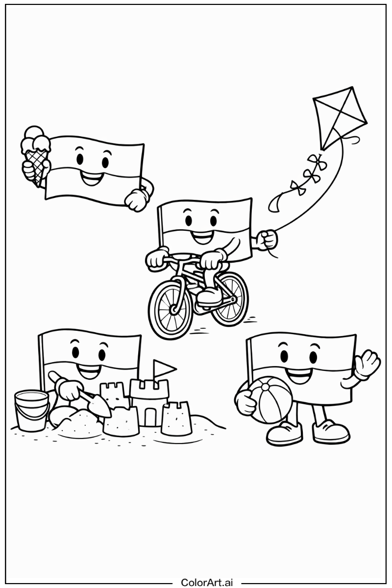 monaco flag Having Fun 1