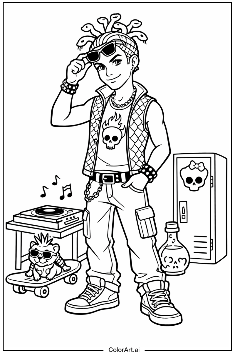 Deuce gorgon Monster High Scene