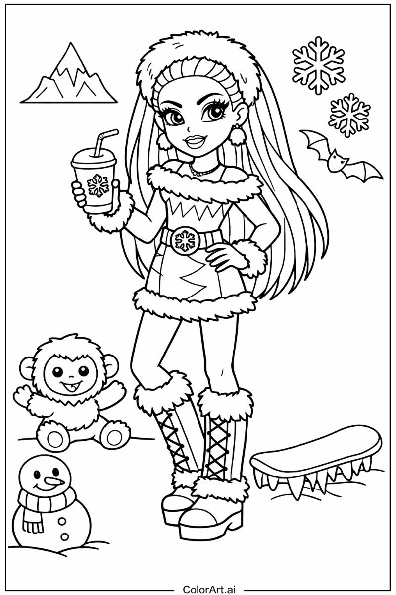 Monster High with Abbey bominable Theme