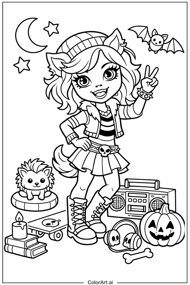 Howleen wolf Monster High Design