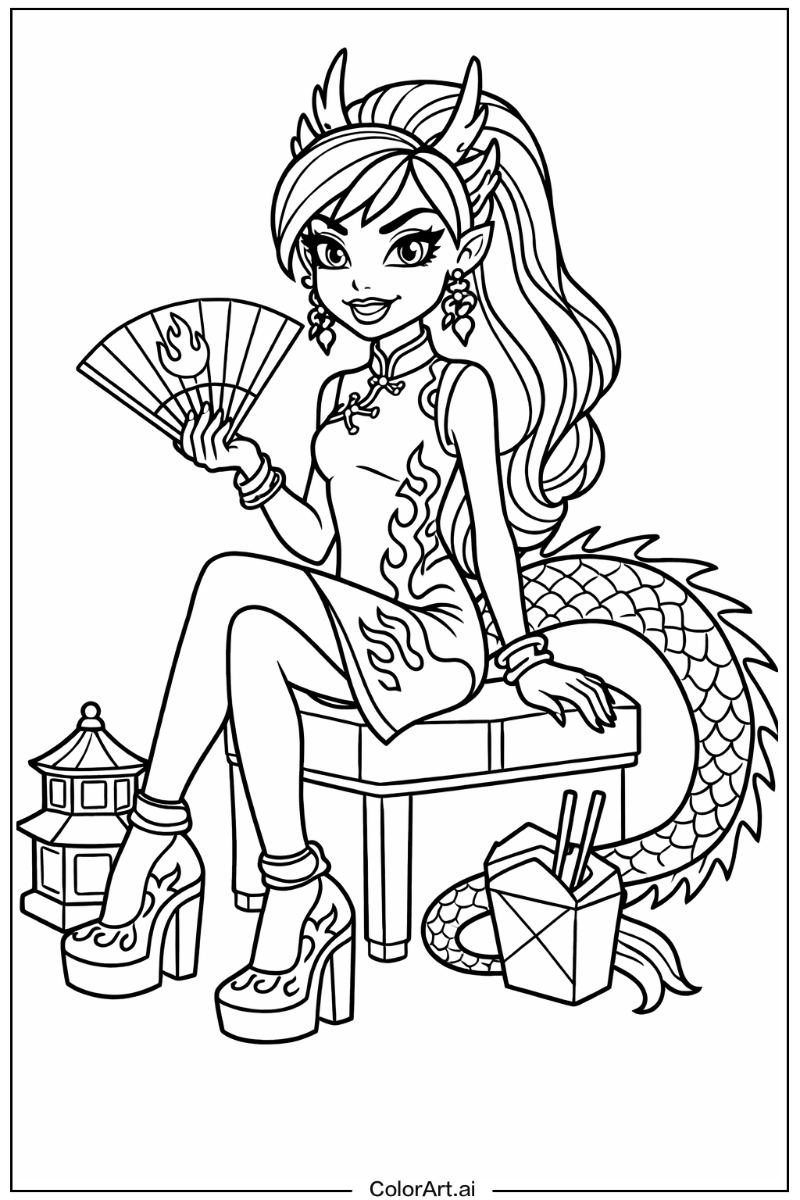 Monster High with Jinafire long Theme