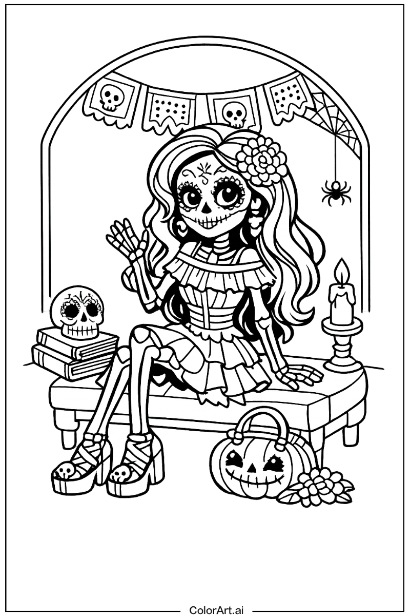 Skelita calaveras Monster High Design