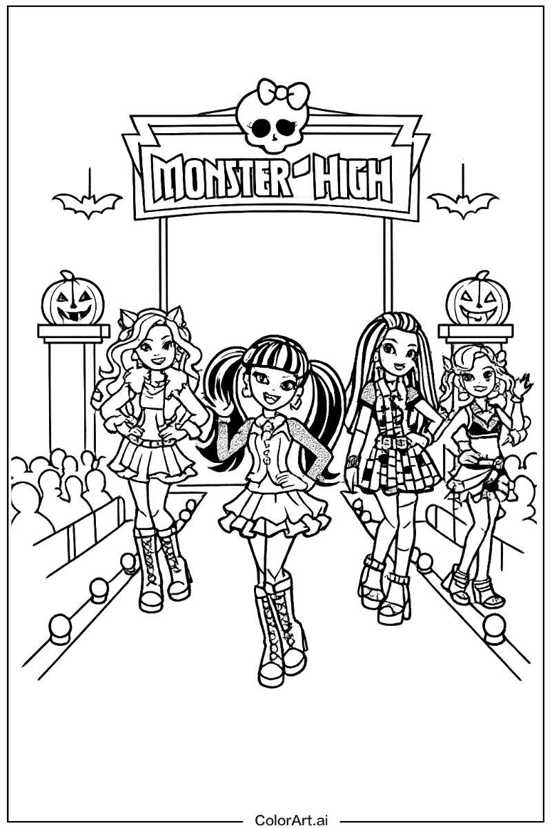 Monster high fashion show Monster High Scene