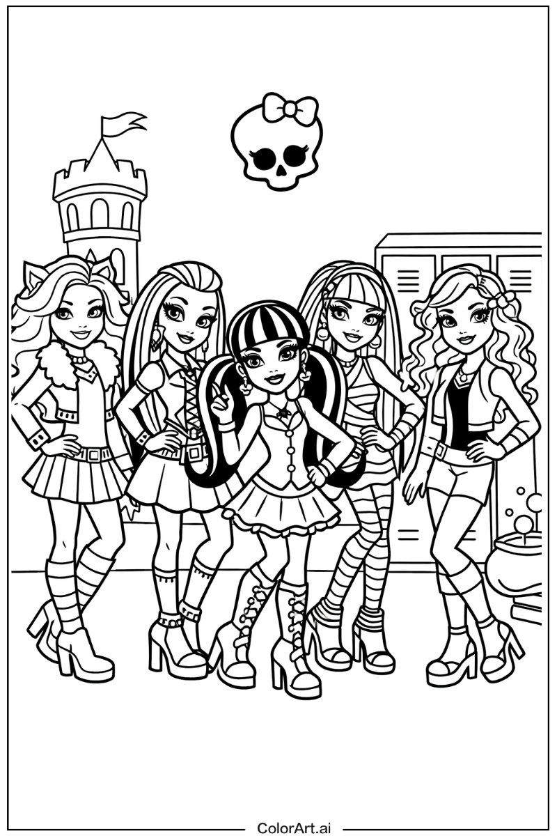 Monster high characters Monster High Design