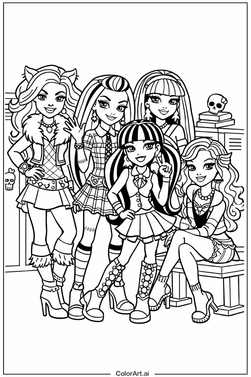 Monster high characters Monster High Design 2