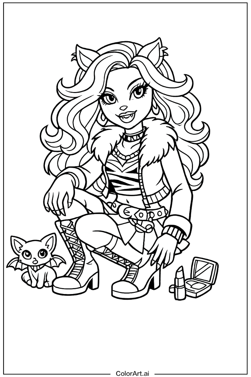 Monster High with Clawdeen wolf Theme