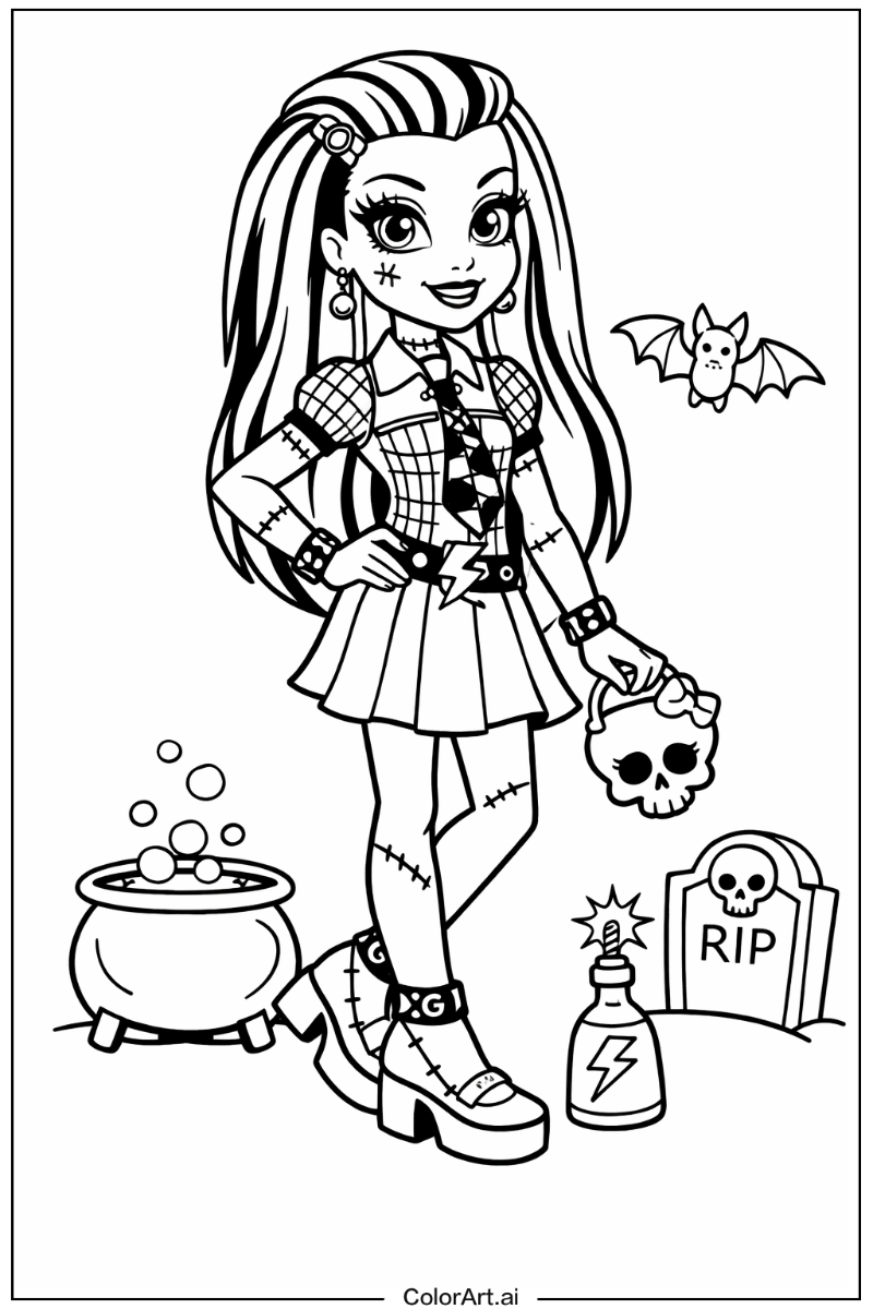 Frankie stein Monster High Design
