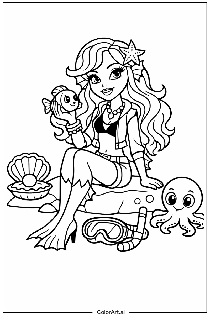 Lagoona blue Monster High Scene