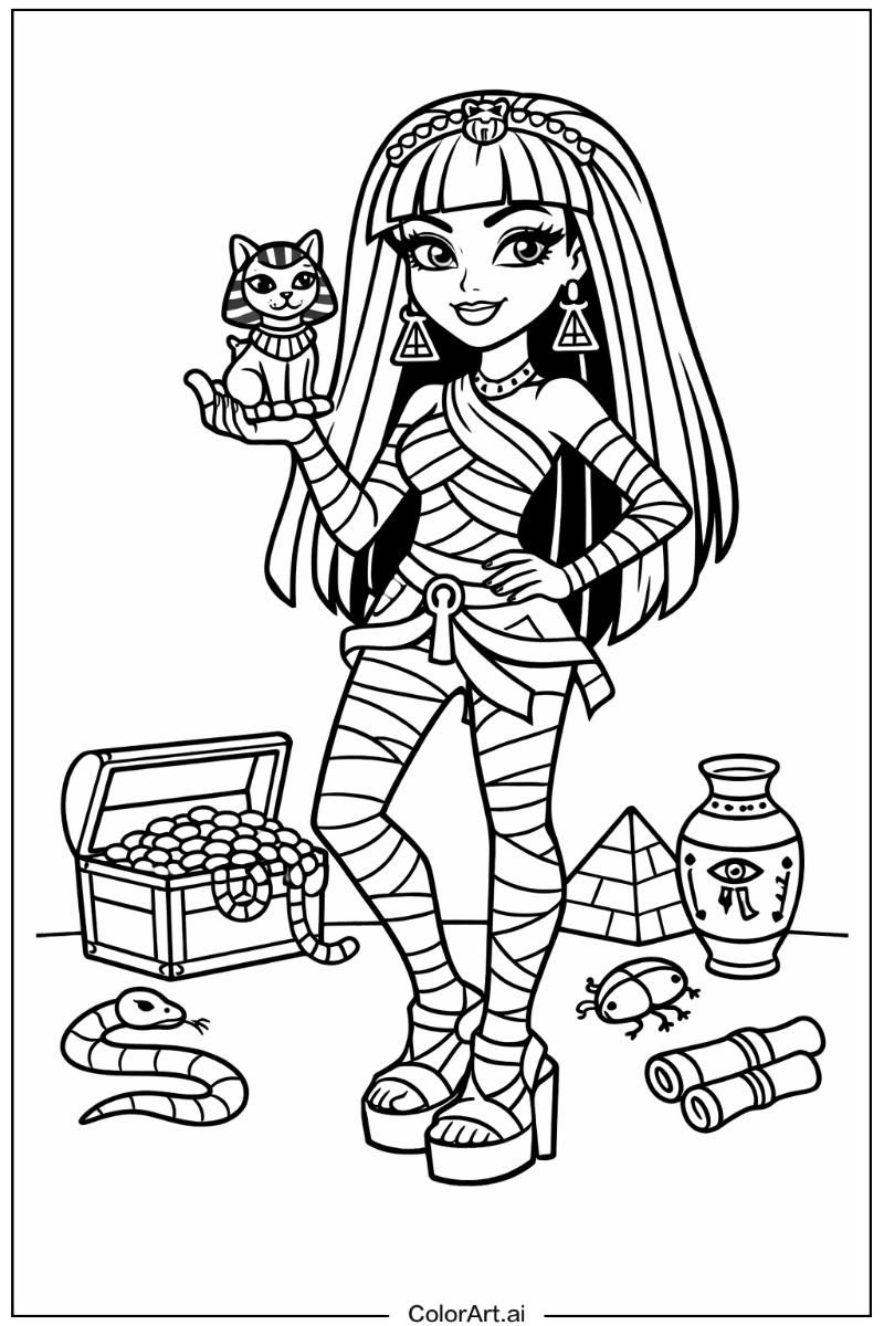 Monster High with Cleo de nile Theme
