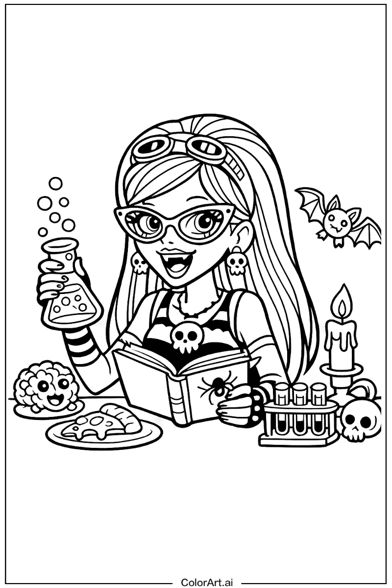 Ghoulia yelps Monster High Design