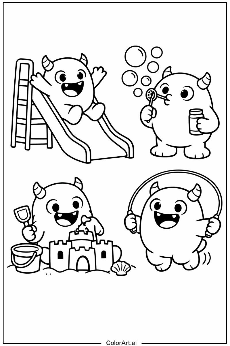 monster Having Fun 4