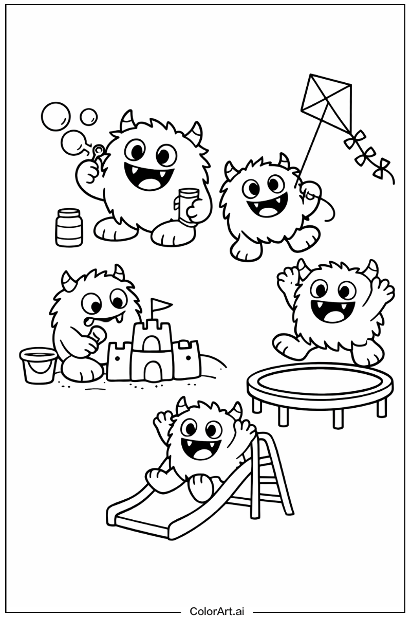 monster Having Fun 5