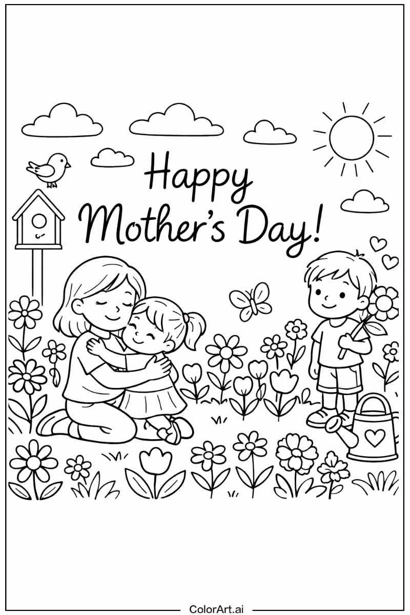 mothers day in a Garden 2