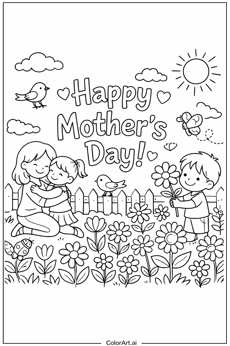 mothers day in a Garden 3