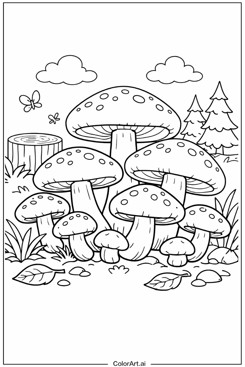 Shiitake Mushroom Design