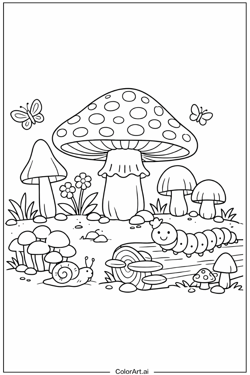 Mushroom with Funghi Theme