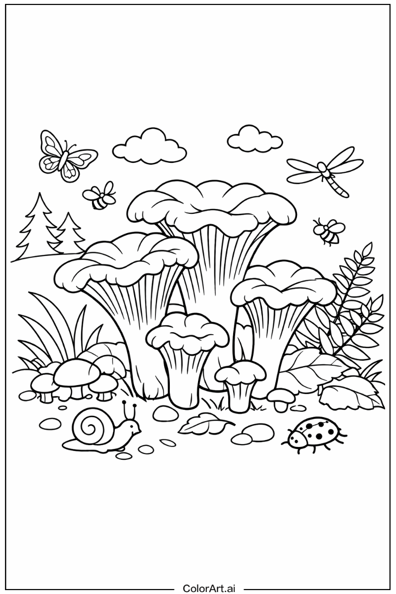 Mushroom with Chanterelle Theme