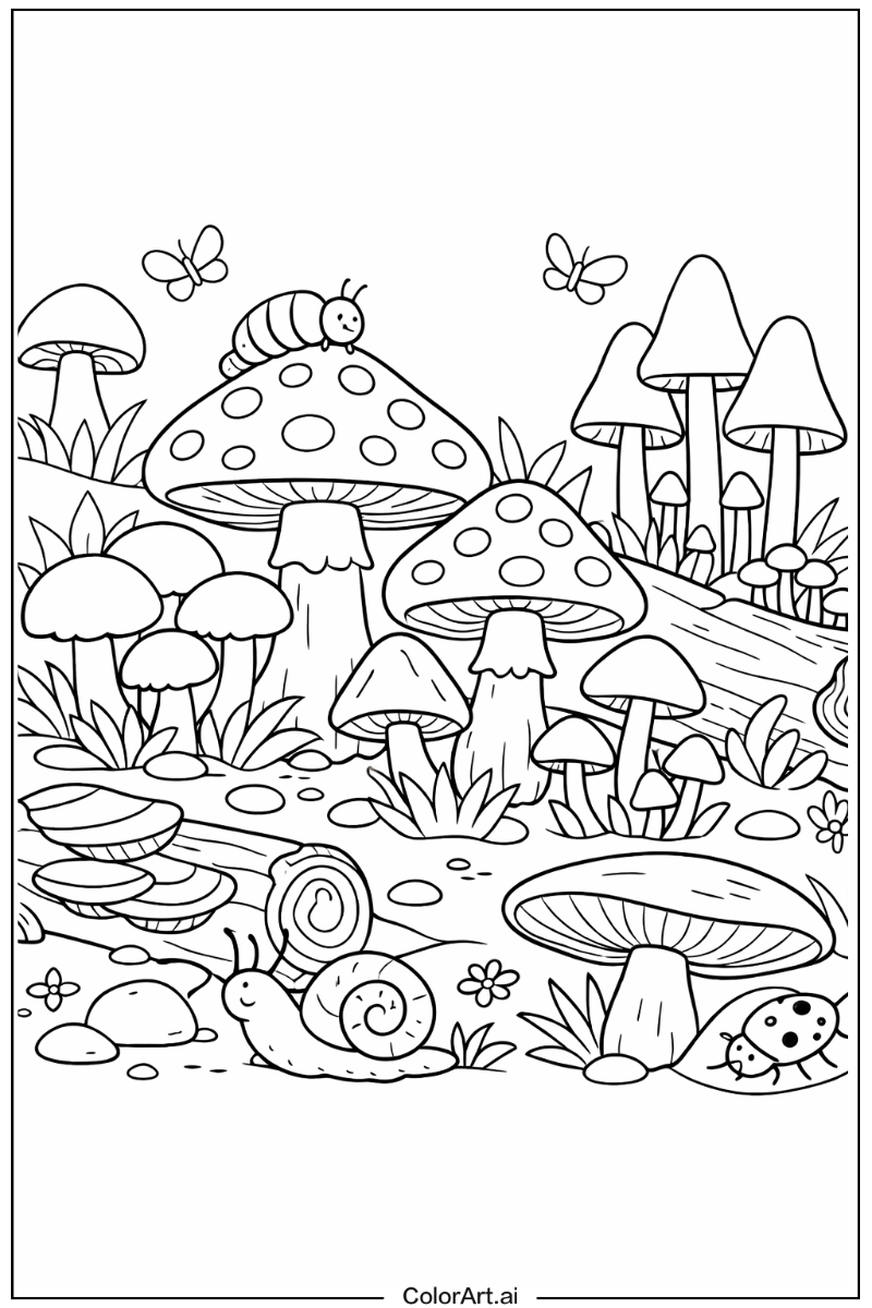 Mushroom with Fungi Theme 2