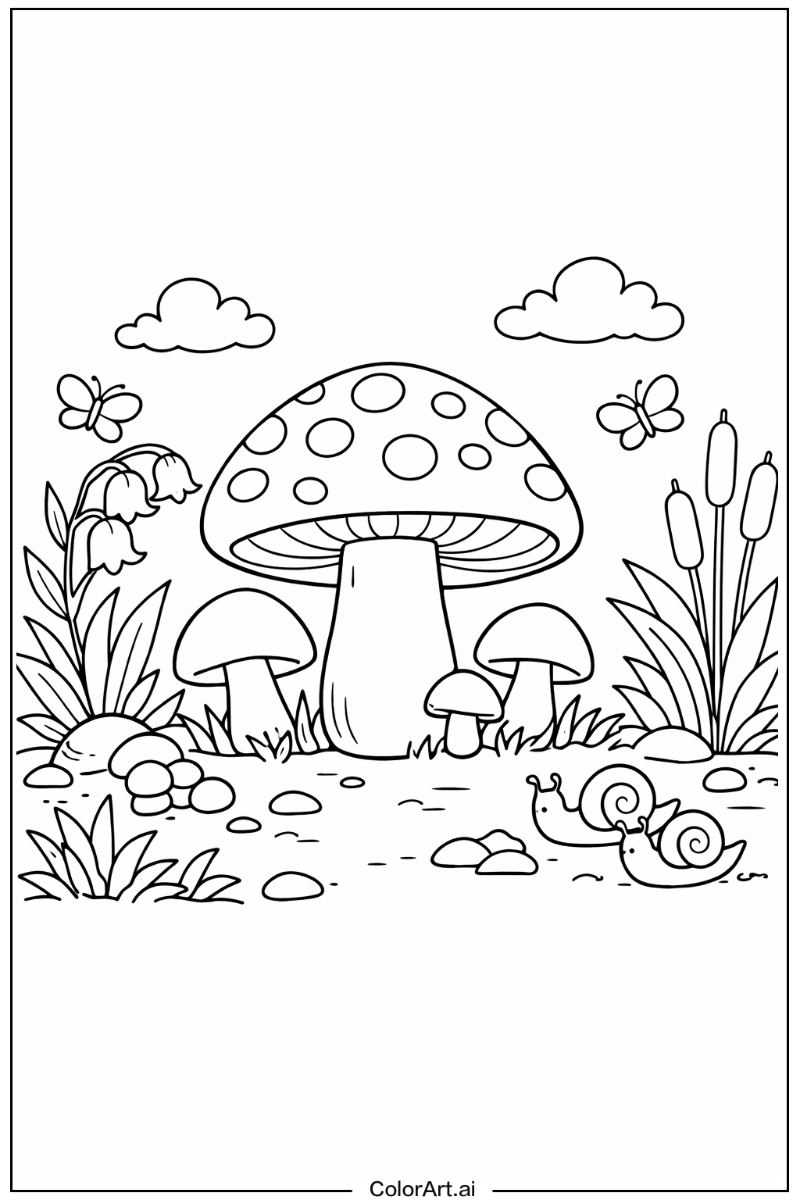 Cap Mushroom Scene